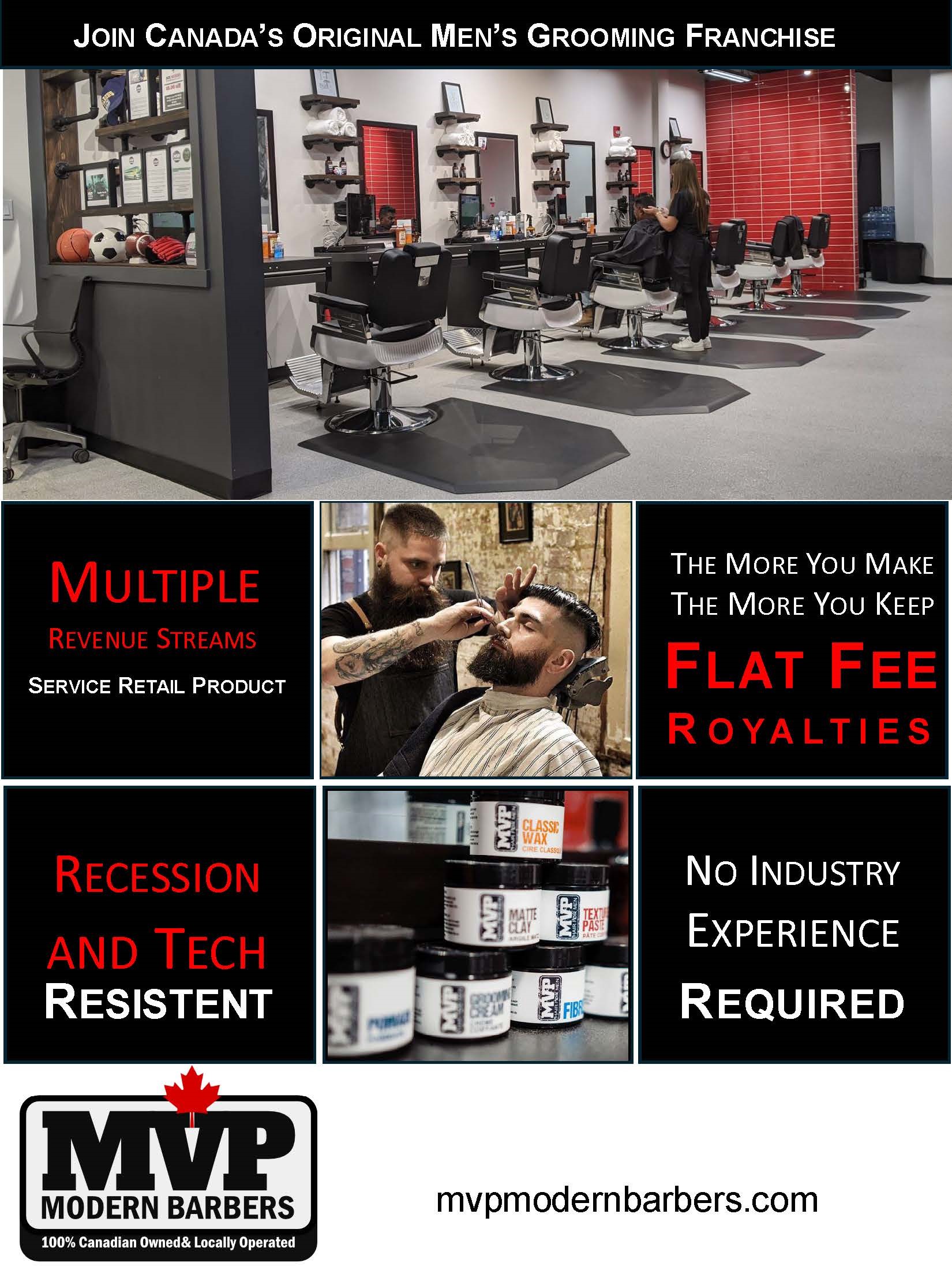MVP Modern BarberS Franchise for Sale